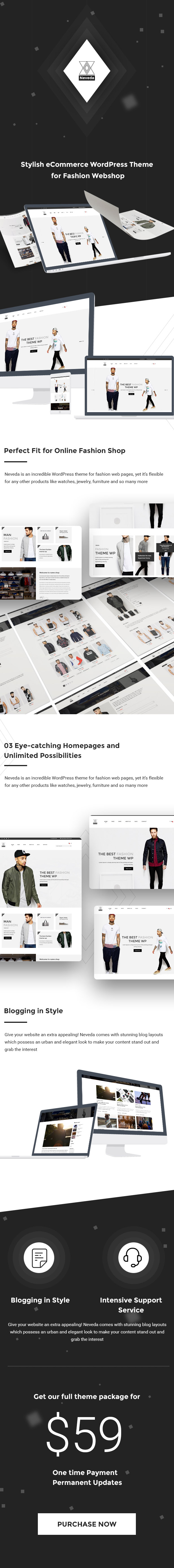 Neveda wordpress theme