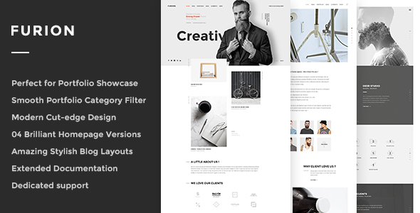 Furion - Creative Blog & Portfolio WordPress Theme